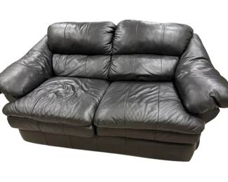 Black Bench Craft Vegan Leather Loveseat