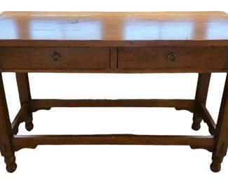 Mission Style Writing Desk With 2 Drawers By Alexvale Furniture