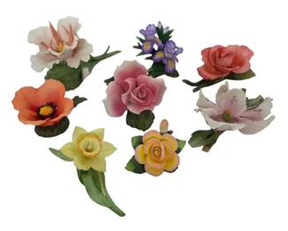 Capodimonte Flower Figurines Other Porcelain Flowers