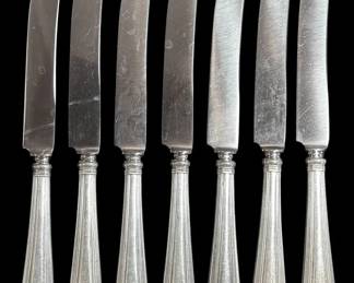 Gorham Fairfax Sterling Silver Handled 8.5 Knives 414g Total