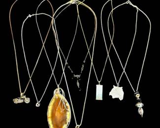Sterling Silver Necklaces With Charms And Pendants