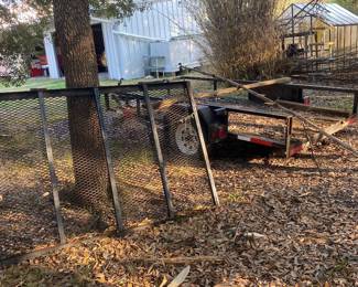 Back gate for trailer 