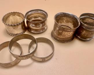 Sterling Napkin Rings