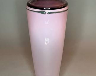 Signed Art Glass Vase