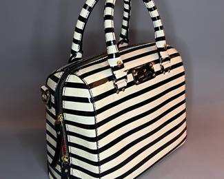 Kate Spade Wellesley Stripe Alessa Satchel