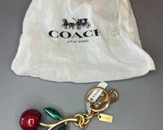 Coach Cherry Bag Charm
