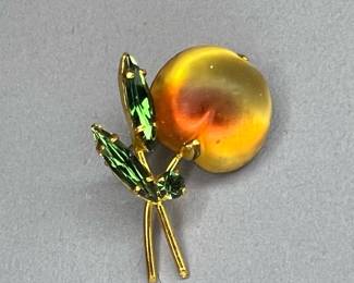 Vintage Austria Fruit Brooch 