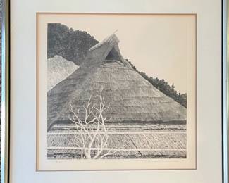 “Kuchiki Village Roof” by Tanaka Ryohei (1933–2019)
