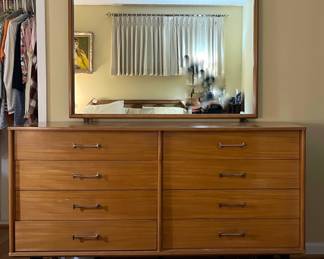Milo Baughman for Drexel Chest of Drawers with Mirror 