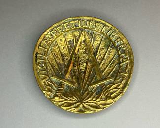 Arthus Bertrand Paris Bronze Tray "Vigilia Pretium Libertatis"