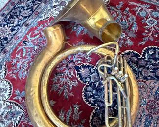 Antique Brass Sousaphone 