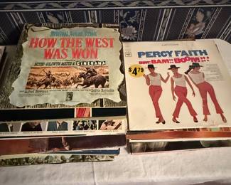 Large collection of records LPs 