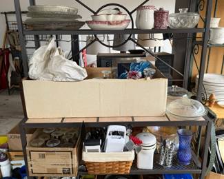 glassware, kitchen utensils