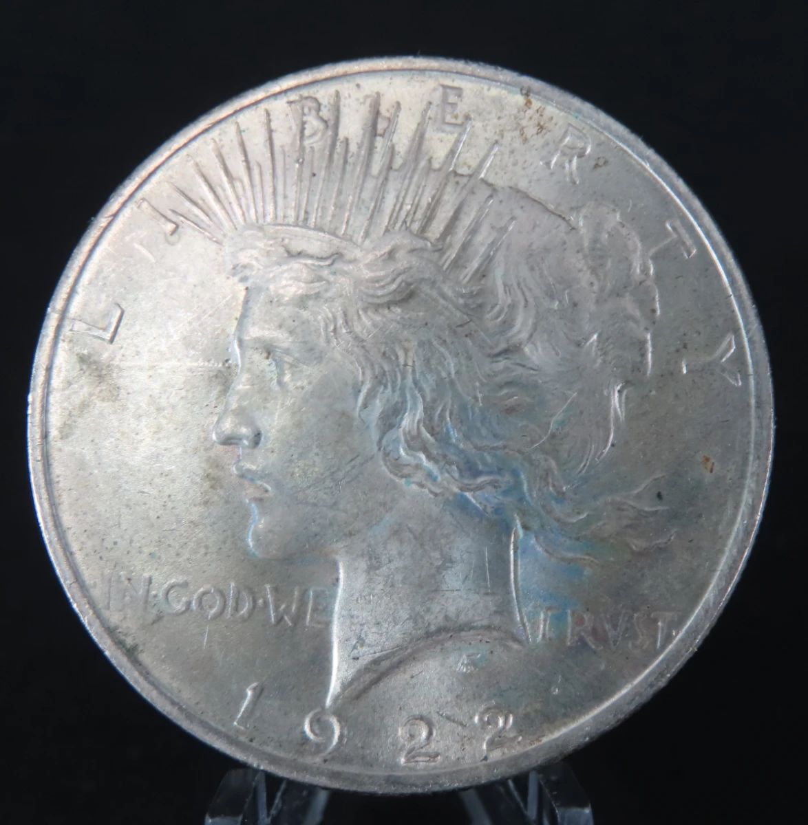 Circulated 1922 Peace Silver Dollar