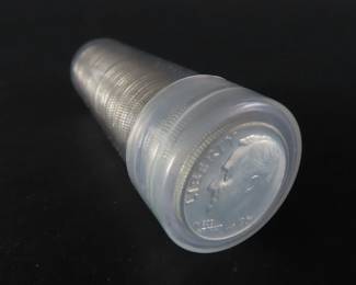Tube of 50 Uncirculated 1961 Roosevelt Dimes