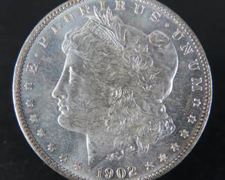 Circulated 1902-O Morgan Silver Dollar
