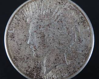 Circulated 1922-S Peace Silver Dollar
