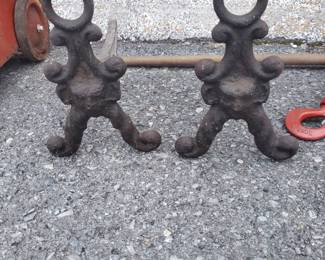 Cast Iron Andirons