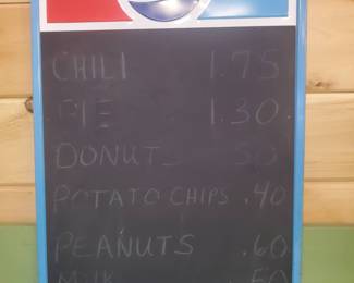 Pepsi Chalkboard Sign
