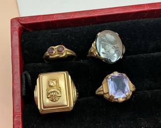 Vintage Gold Rings 