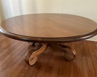 Rotating Wooden Coffee Table