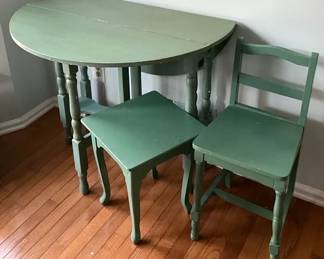 Vintage Green Furniture 