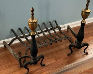 Andirons Logholders Fireplace Grate