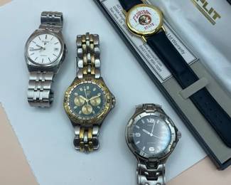 Mens Fossil, Pulsar,  Guess Watches