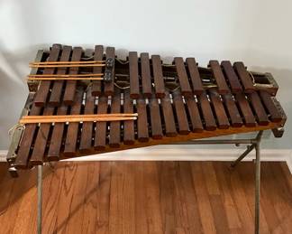 Wooden Xylophone And Mallets