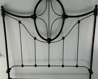 Black Cast Iron Headboard 