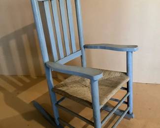 Baby Blue Rocking Chair
