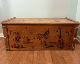 Kids Wooden Toy Box