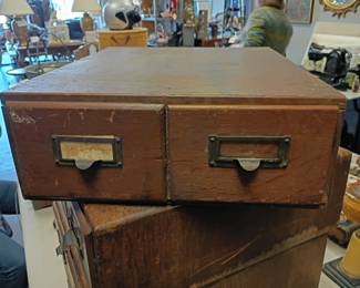 Library card catalogs