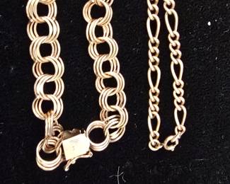 Gold Charm bracelets