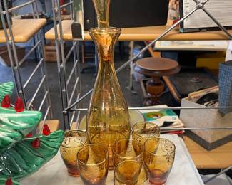 Bohemian Decanter set