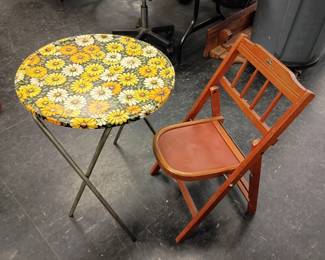 Vintage metal furniture