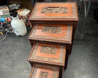 Stacking Asian nesting tables-4