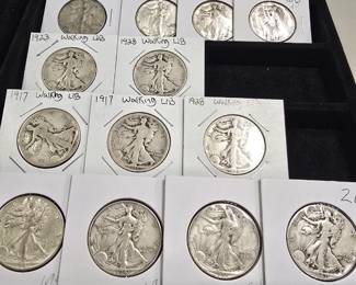 Silver walking liberty