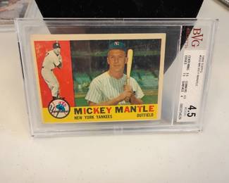Mickey Mantle graded card 