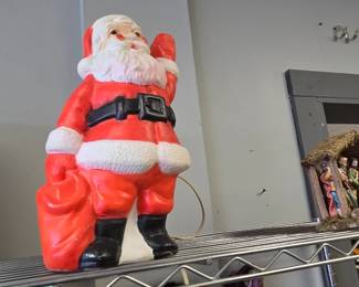 Santa blow mold