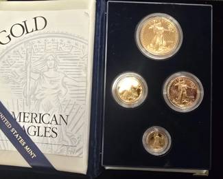 American eagle 4-coin set 