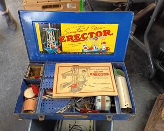 Vintage erector set