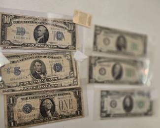 vintage silver certificates 