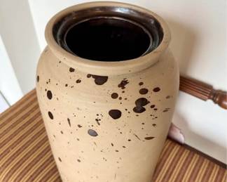 Antique Stoneware Salt-Glazed Crock from the old family farm in Minnesota in the early 1900's