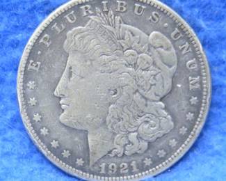 Lot 237. 1921 S Morgan silver dollar
