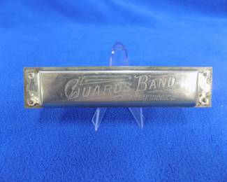 Lot 110. Essbach Guard's Band 28-hole tremolo harmonica in the key of C. Sounds great. 