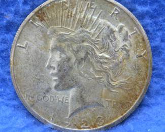 Lot 155. 1923 S Peace silver dollar