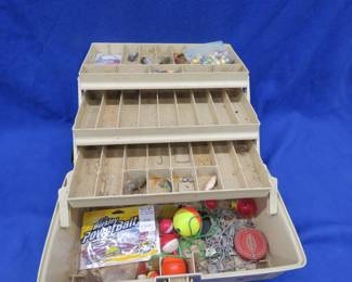 Lot 251. Plano tacklebox with contents