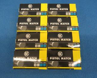Lot 289. 400 RWS 22LR rounds. 40-grain.
