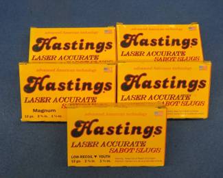 Lot 195. 25 Hastings 12-gauge Sabot Slugs